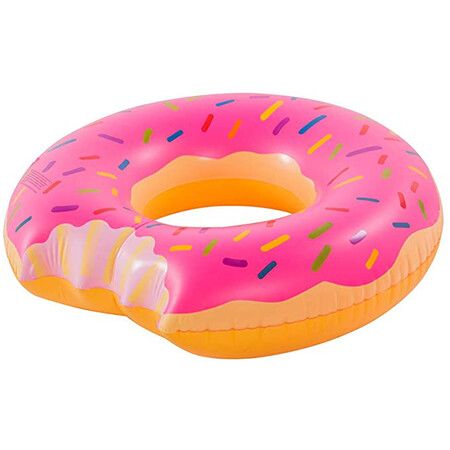 Water Inflatable Toy Float Row Donut Swimming Ring PVC Sports Swimming Ring For Children