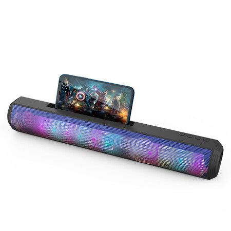 Wireless Bluetooth Speaker Tws Colorful Flashing Light Stereo Subwoofer