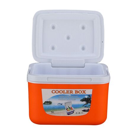 5L Portable Food Storage Box Cooler for Outdoor Activities Insulated Fishing Box for Camping and Picnics Food Storage Solution