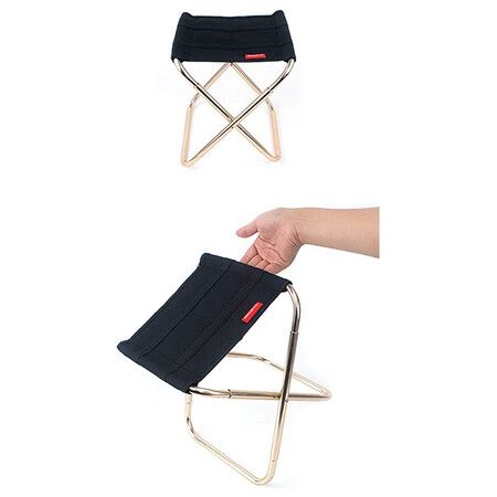 Mini Super Lightweight Portable Folding Stool,Outdoor Folding Chair Slacker Chair For BBQ,Camping,Fishing