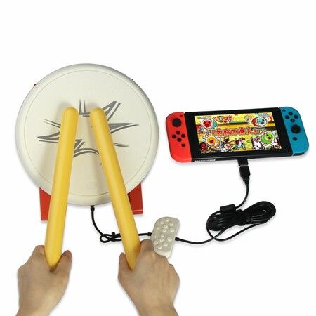 Drum Controller Sticks For Nintendo Switch Console Taiko No Tatsujin Master Video Games