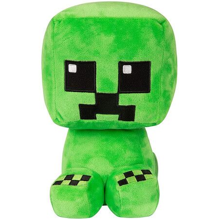 Minecraft Creeper Plush Stuffed Toy Green Soft Cuddle Toy Collectible for Kids and Fans of Minecraft Gaming Merchandise