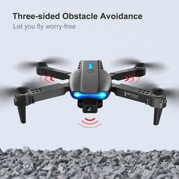 RC Drone With 4K Camera, Mini Drone For Kids And Adults, RC Quadcopter with 3D Flips, Obstacle Avoidance, Trajectory Flight