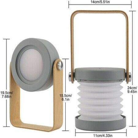 Foldable Lantern Lamp, LED Warm Light Bedside Lamp,Touch Switch Dimmable Control, For Reading/Walking/Sleeping/Gifts