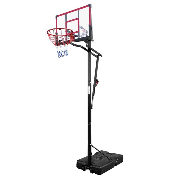 Basketball Hoop Stand System Ring Portable Height Adjustable Fitness Equipment