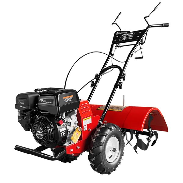 Rotary Tiller Cultivator Self Propelled Plough Rototiller Garden Tool 8HP 212CC