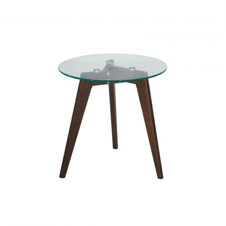 Sophia Glass Round Side Table