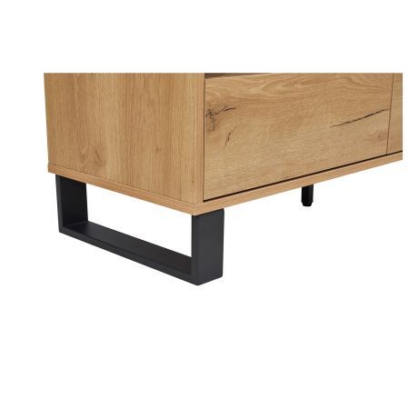 Murray 3 Shelf Oak TV Unit