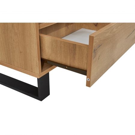 Murray 3 Shelf Oak TV Unit