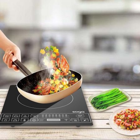 2X Cooktop Electric Smart Induction Cook Top Portable Kitchen Cooker Cookware