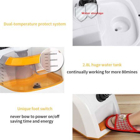 80min Professional Commercial Garment Steamer Portable Cleaner Steam Iron Red