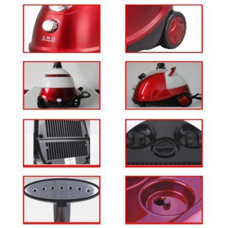 Professional Commercial Garment Steamer Portable Cleaner Steam Iron Red