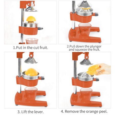 Commercial Manual Juicer Hand Press Juice Extractor Squeezer Citrus Orange