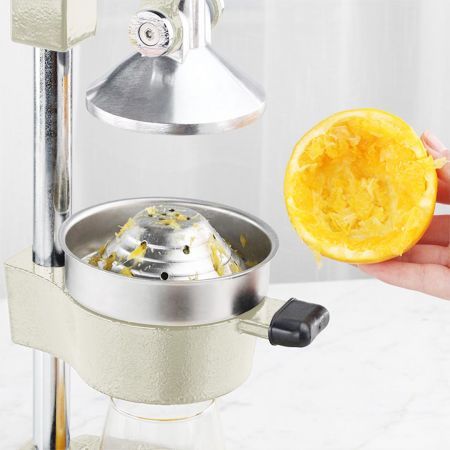 Commercial Manual Juicer Hand Press Juice Extractor Squeezer Orange Citrus White