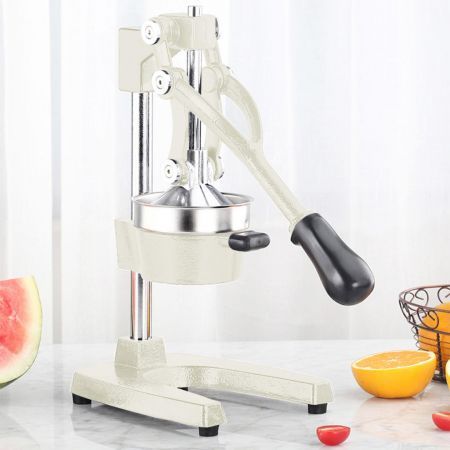 2X Commercial Manual Juicer Hand Press Juice Extractor Squeezer Orange Citrus White