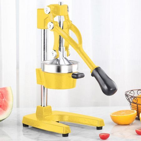 Commercial Manual Juicer Hand Press Juice Extractor Squeezer Orange Citrus Yellow