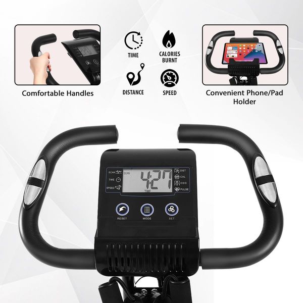 Genki Spin X-Bike Magnetic Exercise Bike Upright Recumbent Bicycle 100 Resistance Bluetooth App Heart Rate