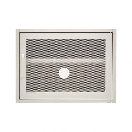 ArtissIn Buffet Sideboard Mesh Door Cabinet - DOUBLE White