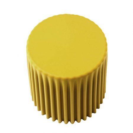 ArtissIn Set of 2 Cupcake Stool Plastic Stacking Stools Chair Outdoor Indoor Yellow