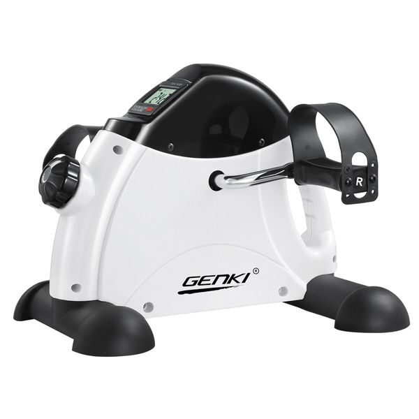 Genki Mini Exercise Bike Portable Pedal Exerciser Adjustable Home Gym Fitness Trainer