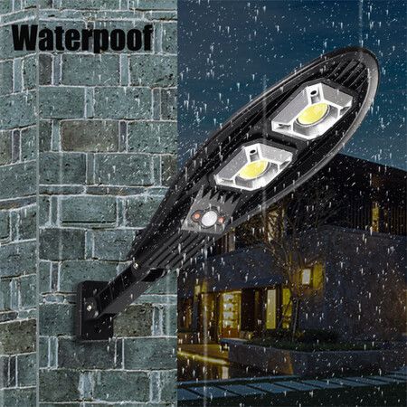 500 Watts Solar LED Outdoor Light Solar Lamp Powered Sunlight Waterproof PIR Motion Sensor Street Light for Garden Decoration