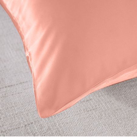 MULBERRY SILK PILLOW CASE TWIN PACK - SIZE: 51X76CM - BLUSH