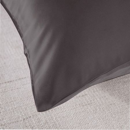 Pure Silk Pillow Case by Royal Comfort-Charcoal