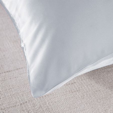 Pure Silk Pillow Case by Royal Comfort-Silver