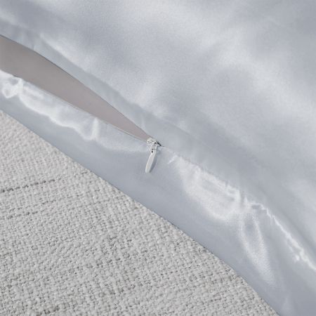 Pure Silk Pillow Case by Royal Comfort-Silver