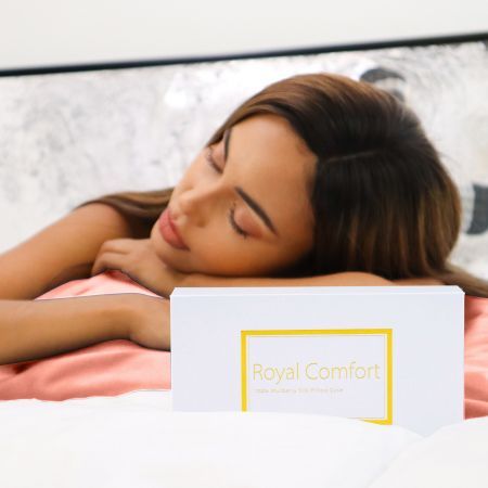 Pure Silk Pillow Case by Royal Comfort-Blush