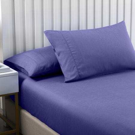 Royal Comfort Bamboo Cooling 2000TC 3-Piece Combo Set - Queen-Royal Blue