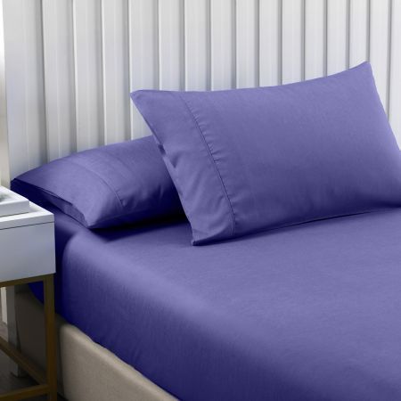 Royal Comfort Bamboo Cooling 2000TC 3-Piece Combo Set - King-Royal Blue