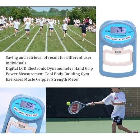 Grip Strength Tester, Digital Dynamometer for Sport, Home, School, Clinic Use