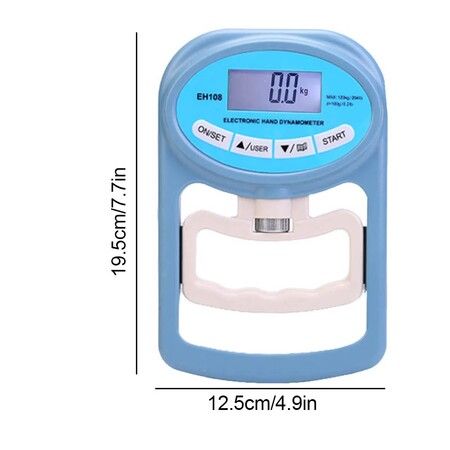 Grip Strength Tester, Digital Dynamometer for Sport, Home, School, Clinic Use