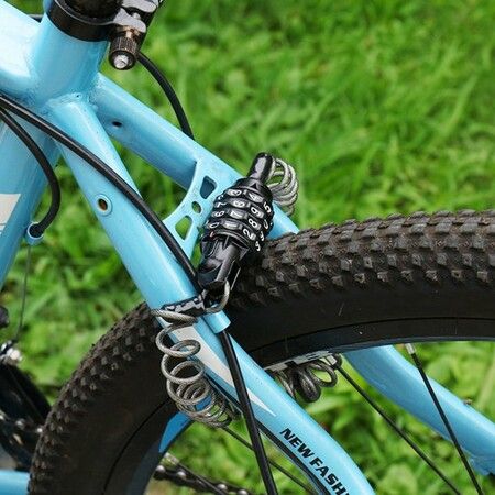 Bicycle Lock Cable Multifunctional Wire Lock Password Anti Theft Luggage Lock