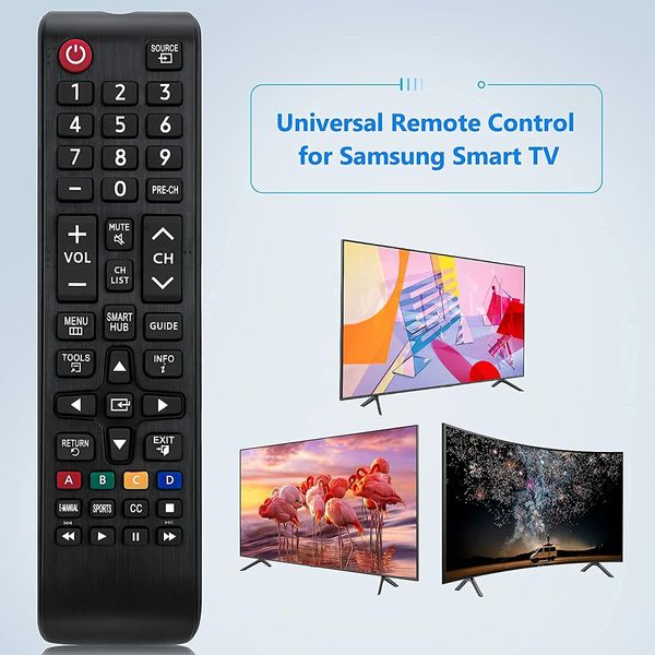 Remote Control for Samsung-TV-Remote All Samsung LCD LED HDTV 3D Smart TVs Models