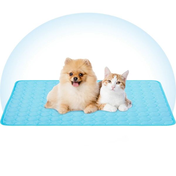 SizeXL 100x70cm Pet Cooling Mat for Dog Puppy Cat Washable Cooling Pad Under 40KG