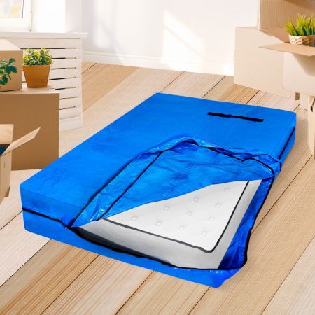 DreamZ Mattress Bag Protector Plastic Moving Storage Dust Cover Carry Single