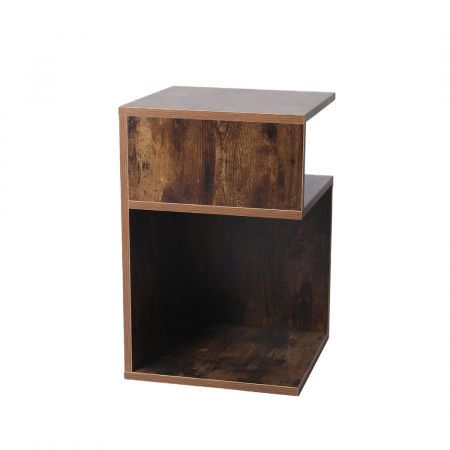 2x Bedside Tables Wood Side End Oak