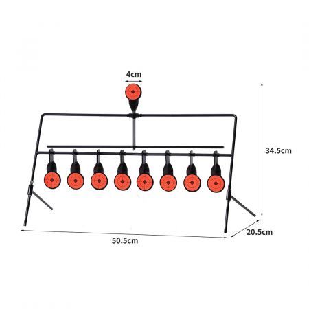 Centra Shooting Target Metal Splatter Archery Resetting Air Riffle Gun Game 5MM