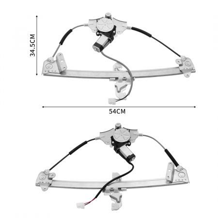 Front LH and RH Electric Window Regulator With Motor For Ford Falcon AU BA BF