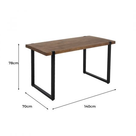 Dining Table Industrial Wooden