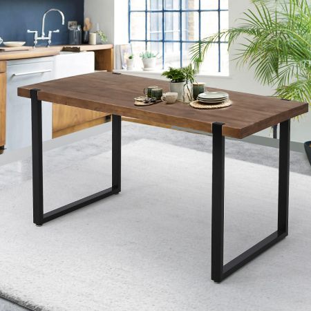 Dining Table Industrial Wooden