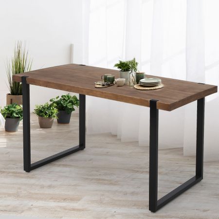 Dining Table Industrial Wooden