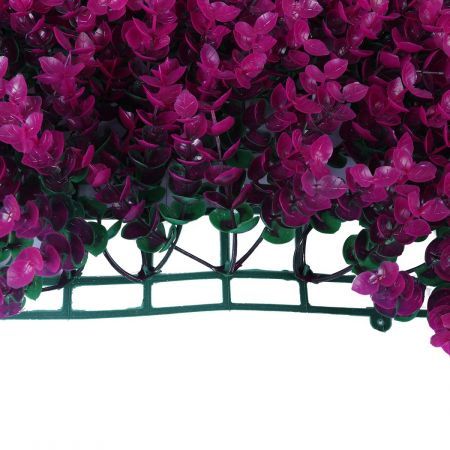 10x Artificial Boxwood Hedge Fence Fake Vertical Garden Green Wall Mat Outdoor