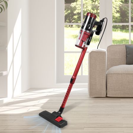 Spector Vacuum Cleaner Corded Stick Handheld Handstick Bagless Cae Vac 400W Red