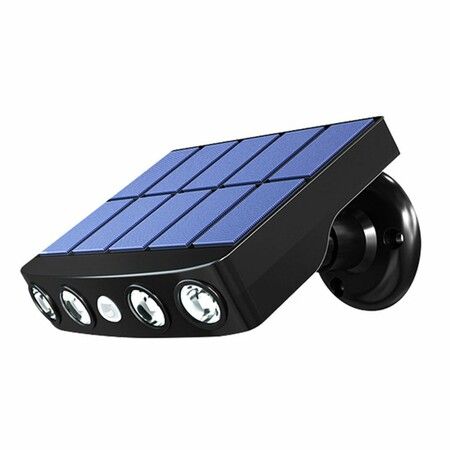 Solar Lights Outdoor Motion Sensor,Fence Light Solar Power 360 Adjustable Garden Light IP65 Waterproof Outdoor