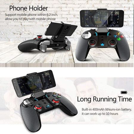 Wireless Joystick Gamepad Game Controller Compatible with Android/Samsung Galaxy S9/S9+ Galaxy note9 S10/S10 + Huawei MateX Oppo R17 VIVO X27 Tablet