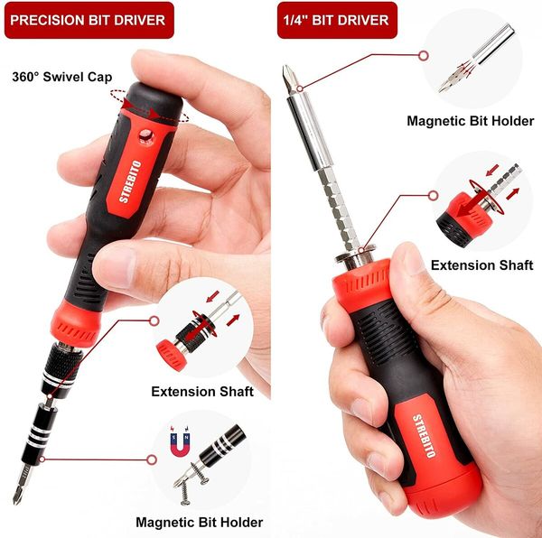 Precision Screwdriver Set 190-Piece for Computer, iPhone, Laptop, PC, Cell Phone, PS4, Xbox, Nintendo