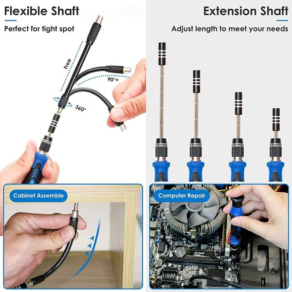 142 Piece Precision Screwdriver Kit for iPhone, MacBook, Coumputer, Laptop, Tablet, PS4, Xbox, Nintendo, Glasses, Jewelers